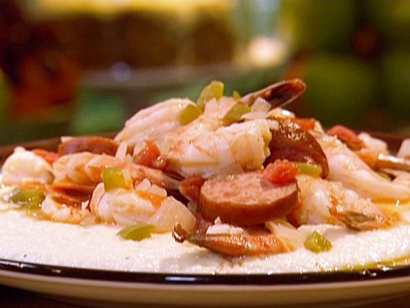 Shrimp and Grits Recipe | The Neelys | Food Network