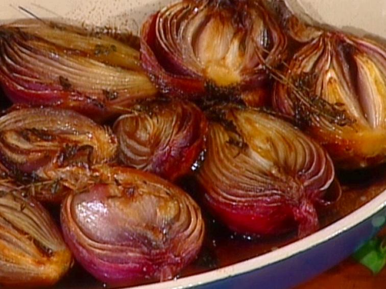 Roasted Red Onions with Butter, Honey, and Balsamic Vinegar Recipe