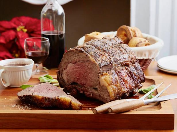 Dry-Aged Standing Rib Roast with Sage Jus Recipe | Alton Brown | Food Network