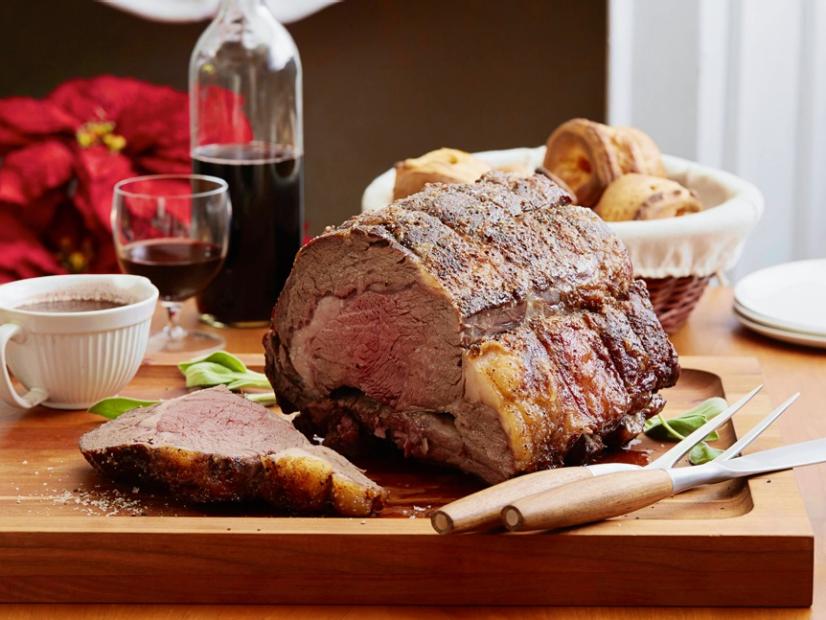 Dry Aged Standing Rib Roast With Sage Jus Recipe Alton Brown Food Network,Green Grass Background