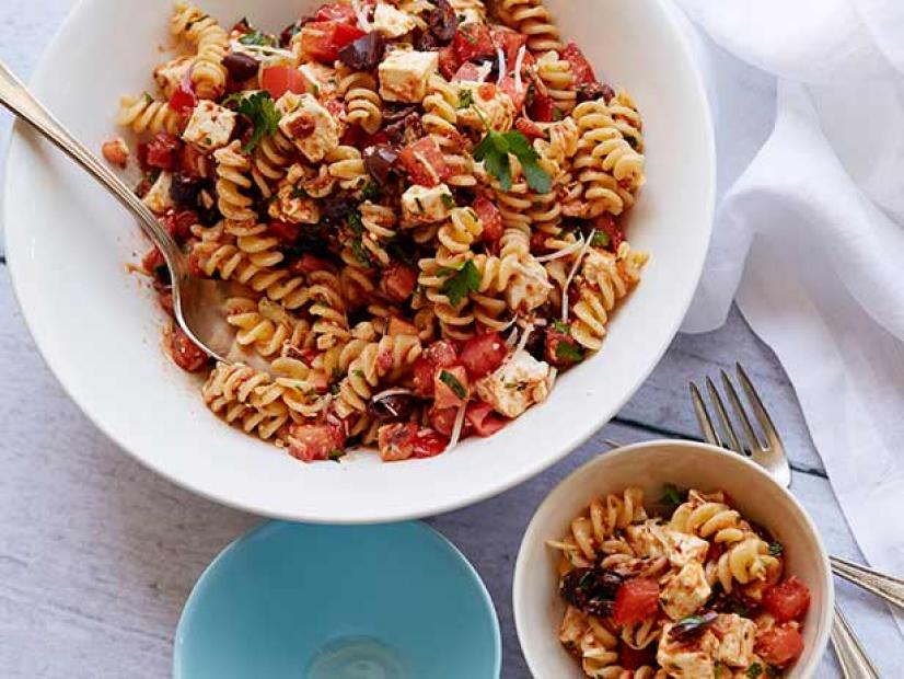 Tomato Feta Pasta Salad Recipe | Ina Garten | Food Network
