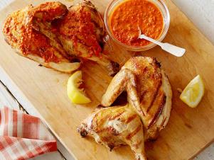 Yogurt Marinated Grilled Chicken With Harissa