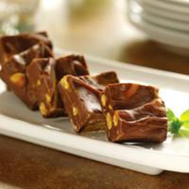Chocolate Peanut Butter Chip Fudge image