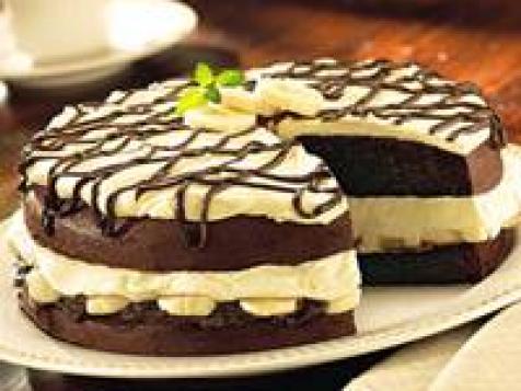 Chocolate Banana Cream Cake