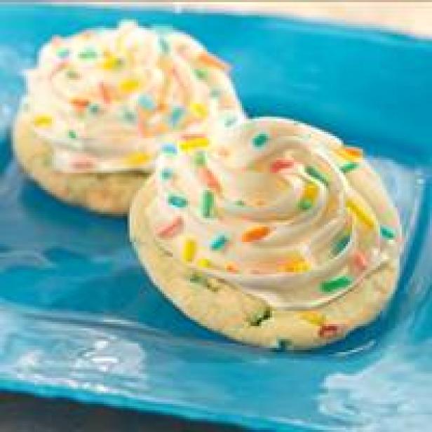 Funfetti Cookies with Vanilla Frosting Recipe Food Network