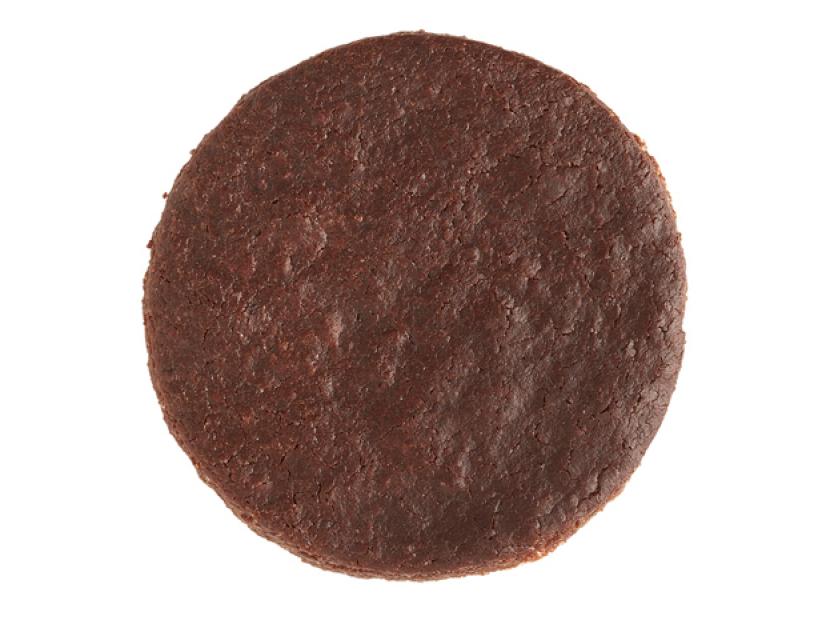 Round Chocolate Wafer against a white background