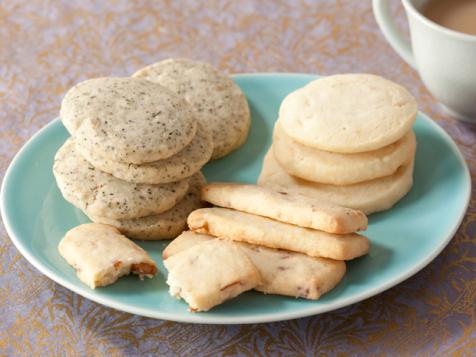 Classic Shortbread Cookies in 4 Ingredients with added 1 ingredient Variations