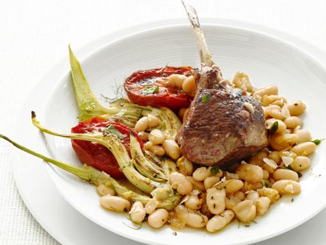 Lamb Chops with Fennel and Tomatoes