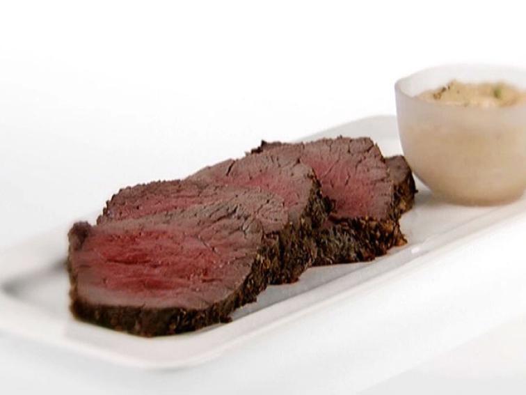 Roasted Beef Tenderloin with BasilCurry Mayonnaise Recipe Giada De