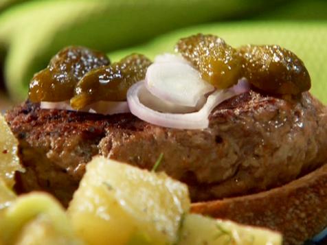 Country Pork and Peppercorn Burgers