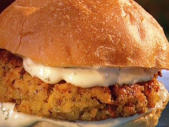 Jammin' Salmon Burgers Recipe Aaron McCargo Jr. Food