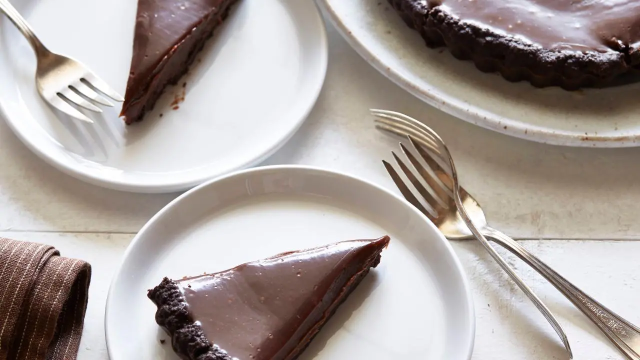 Double Chocolate Malted Tart