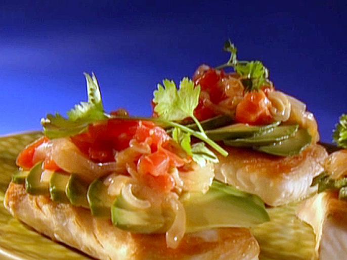 Halibut Veracruz Recipe Guy Fieri Food Network
