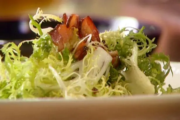 Frisee Salad with Blue Cheese, Bacon and Hazelnuts Recipe | Anne ...