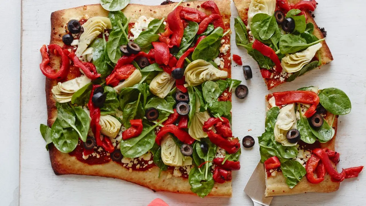 Goat Cheese and Veggie Pizza