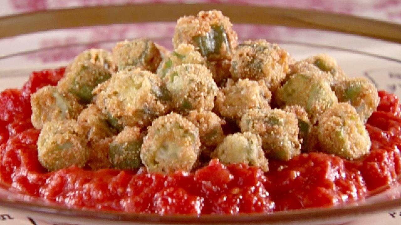 Fried Okra With Tomatoes