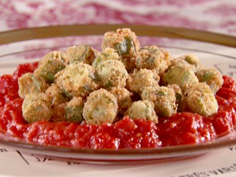 Fried Okra with Tomatoes