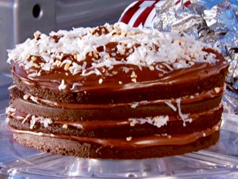 Chocolate Coconut Almond Layer Cake