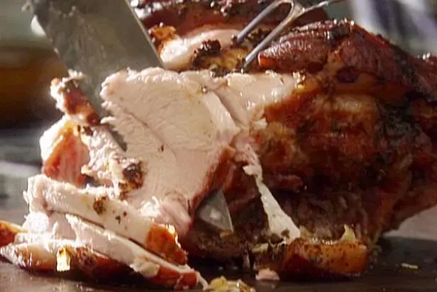 Pork Shoulder "Pernil" with Cilantro-Citrus Adobo Recipe | Tyler Florence | Food Network