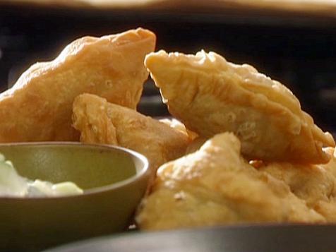 Chicken and Spinach Samosas