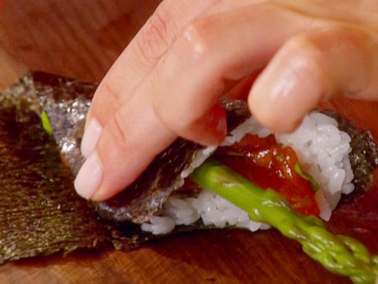 Fun Salmon Hand Roll Recipe Giada De Laurentiis Food Network