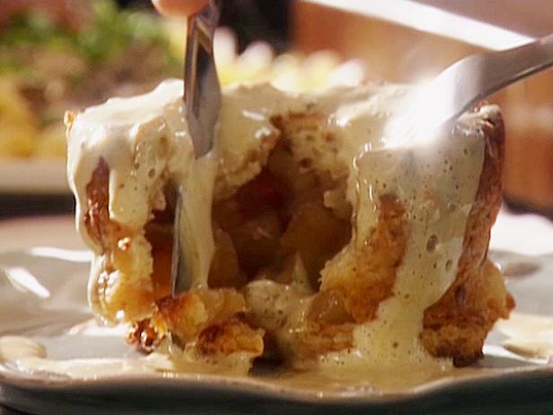 Apple Charlotte With Cinnamon Sabayon Recipe Tyler Florence Food Network
