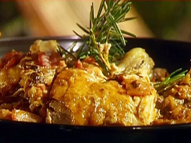 Coq au Vin Blanc (Chicken in White Wine)