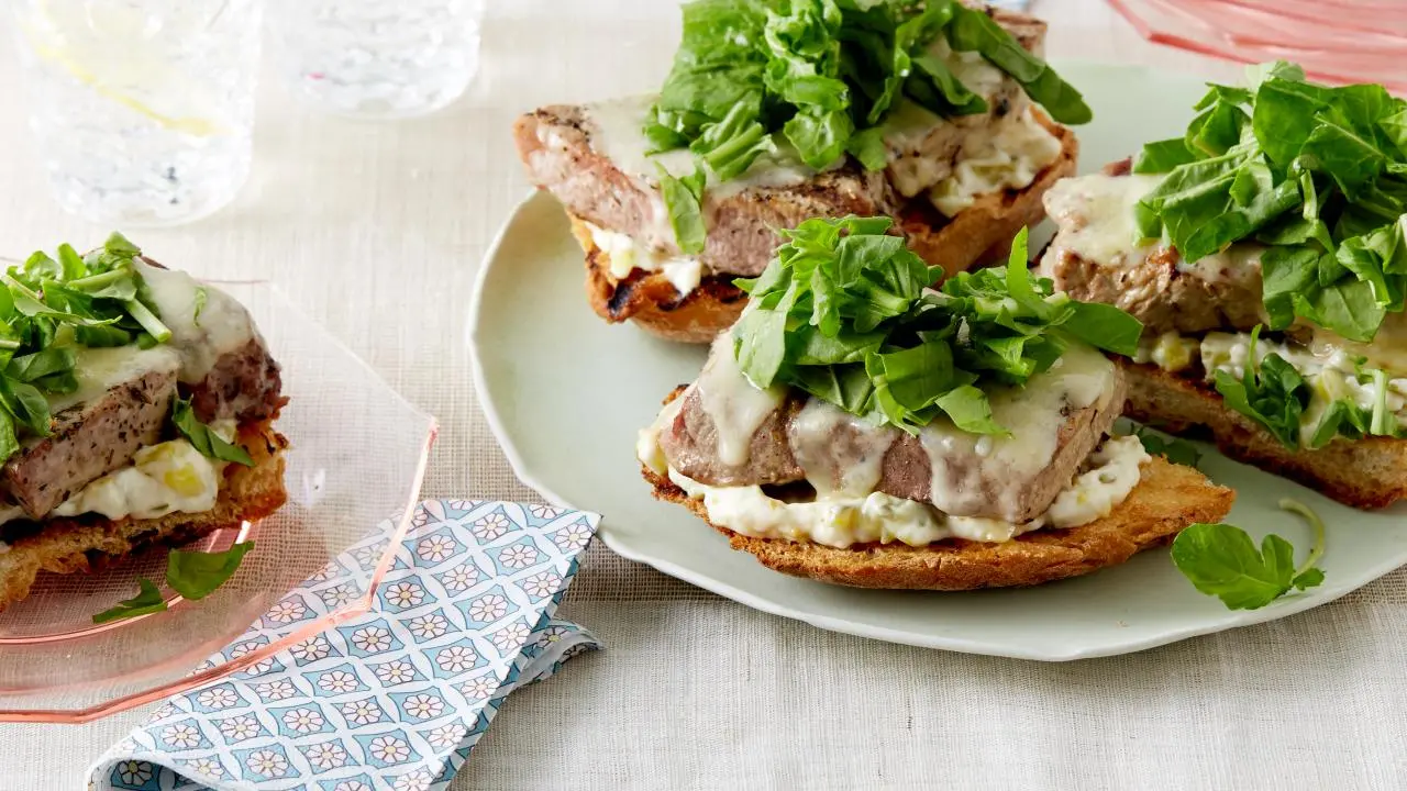 Open-Faced Tuna Sandwiches
