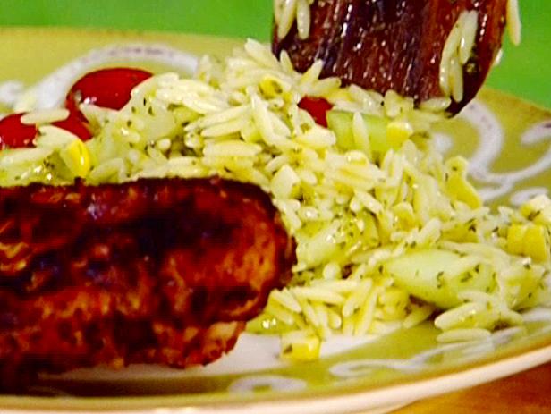 Garden Orzo Salad with Herb Dressing