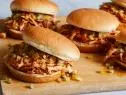 Rachel Ray's  Shredded Saucy BBQ Chicken Sammies