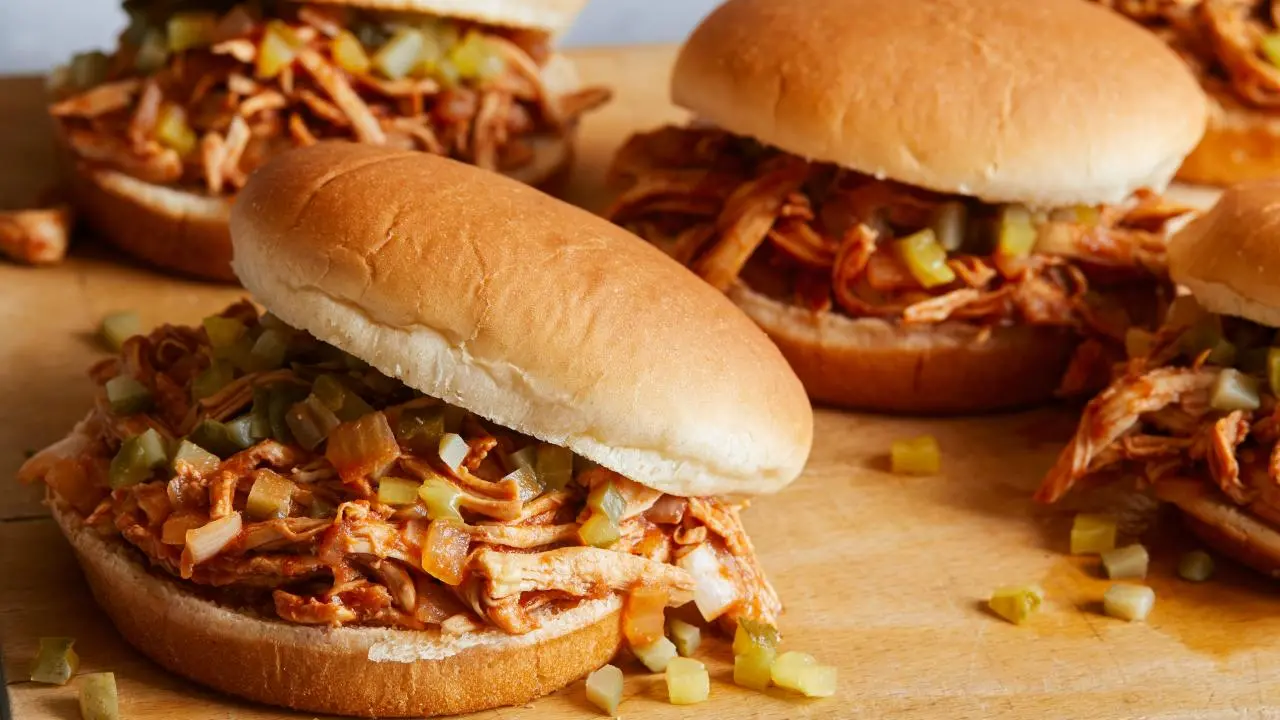 Saucy BBQ Chicken Sammies