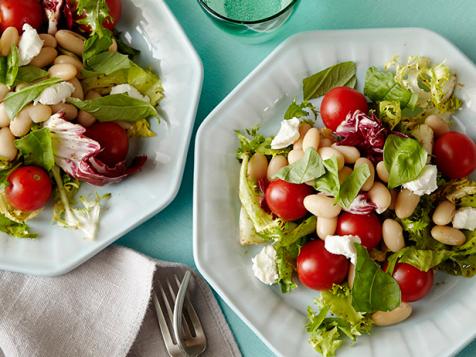 Five-Minute Salad: Goat Cheese, Herb and White Bean