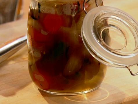 Pickled Peppers and Okra