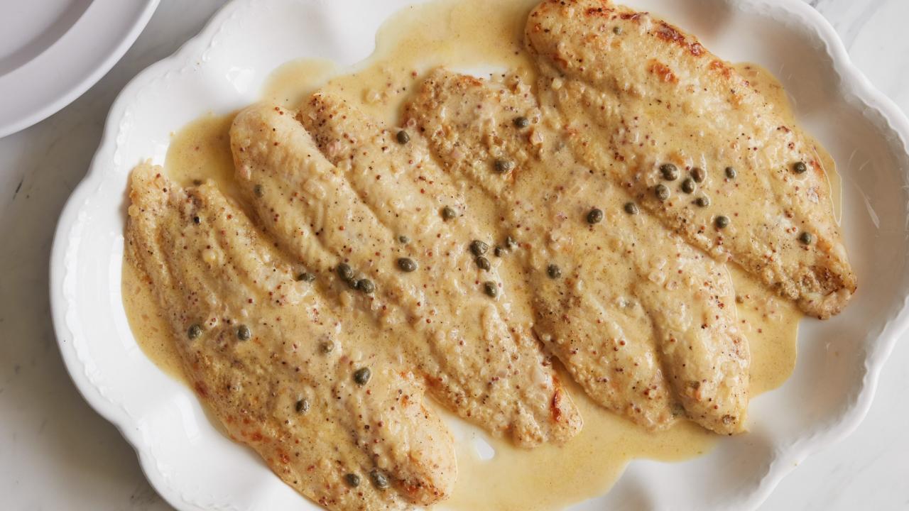 Mustard-Roasted Fish Recipe