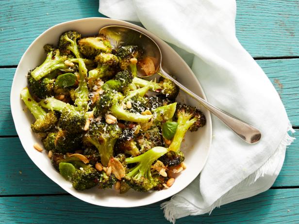 Ina Garten's Parmesan Roasted Broccoli, as seen on Barefoot Contessa Back to Basics.