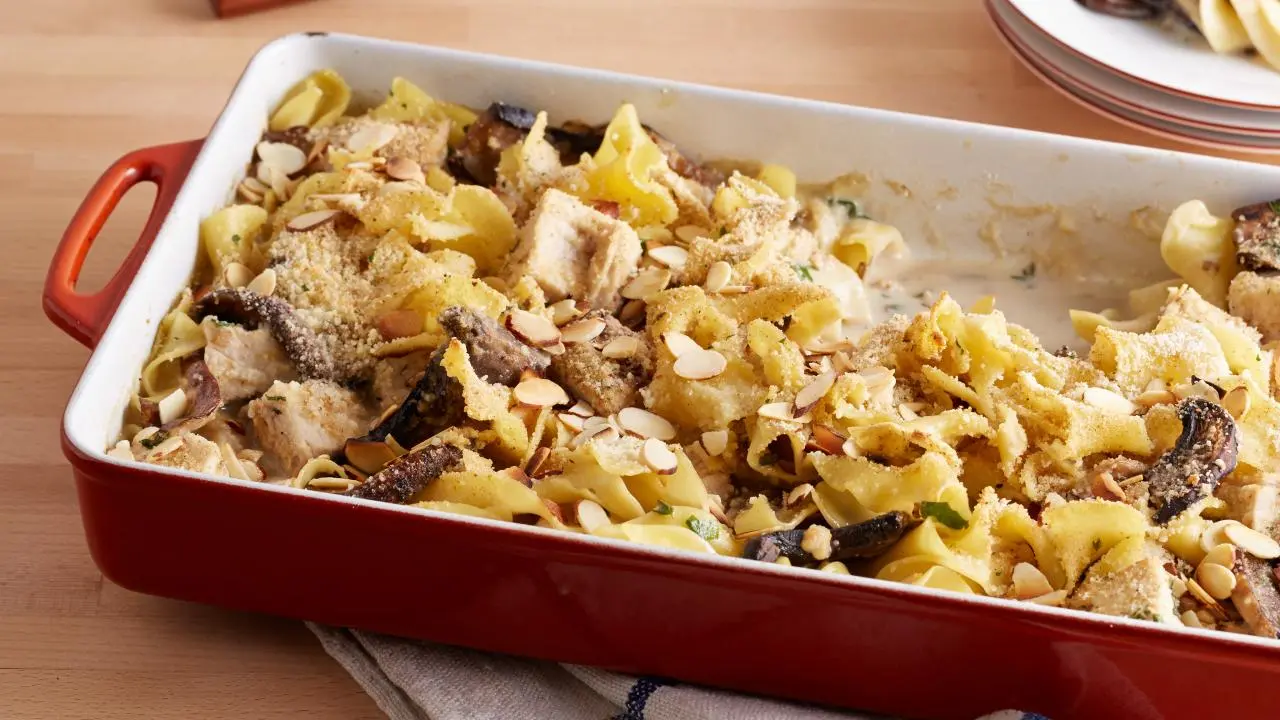 Turkey Tetrazzini Casserole.