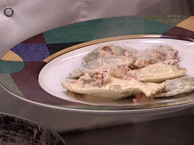 Lobster Ravioli with Crabmeat Cream Sauce Recipe Food Network