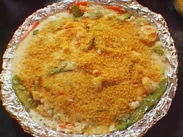 Garlic Shrimp Casserole Recipe | Alton Brown | Food Network
