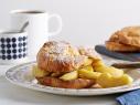 Tyler Florence's Croissant French Toast with Soft Caramel Apples for Thanksgiving Brunch as seen on Food Network's Food 911