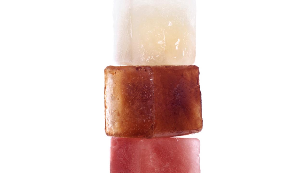 Wine-Flavored Fruit Ice Cubes - Spirited and Then Some