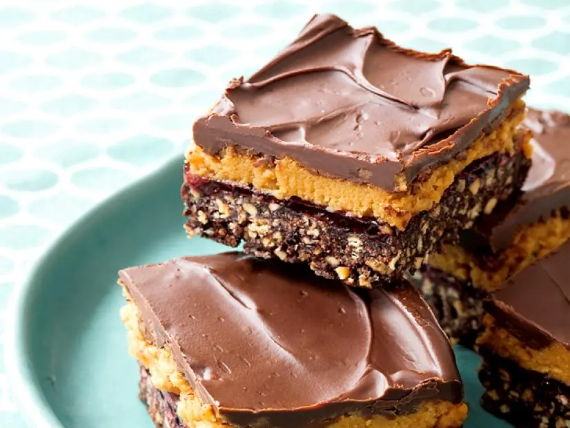 Sarah's PB and J Chocolate Bars Recipe Food Network