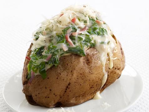 Ham-and-Spinach Spuds