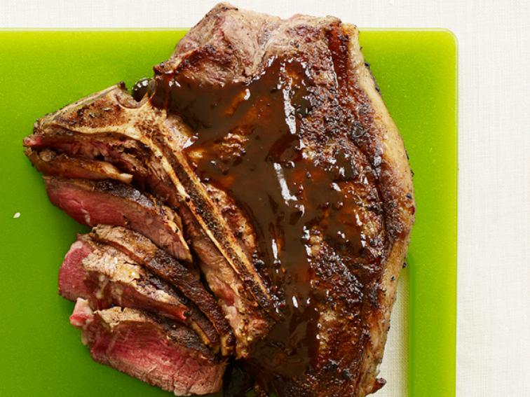 Porterhouse with Balsamic Steak Sauce Recipe Food Network Kitchen