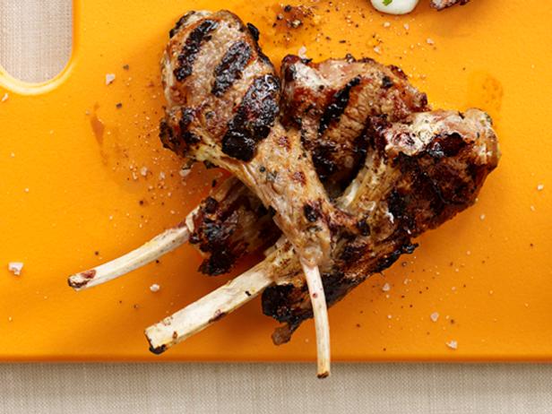 Lamb Chops with Mint-Yogurt Marinade image