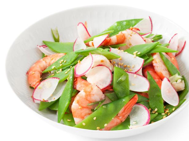 radish, pea salad