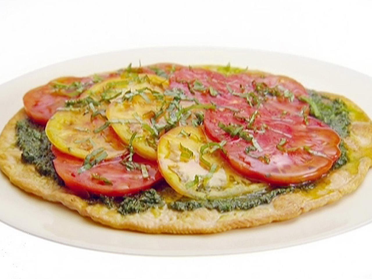 Heirloom Tomato and Basil Tart