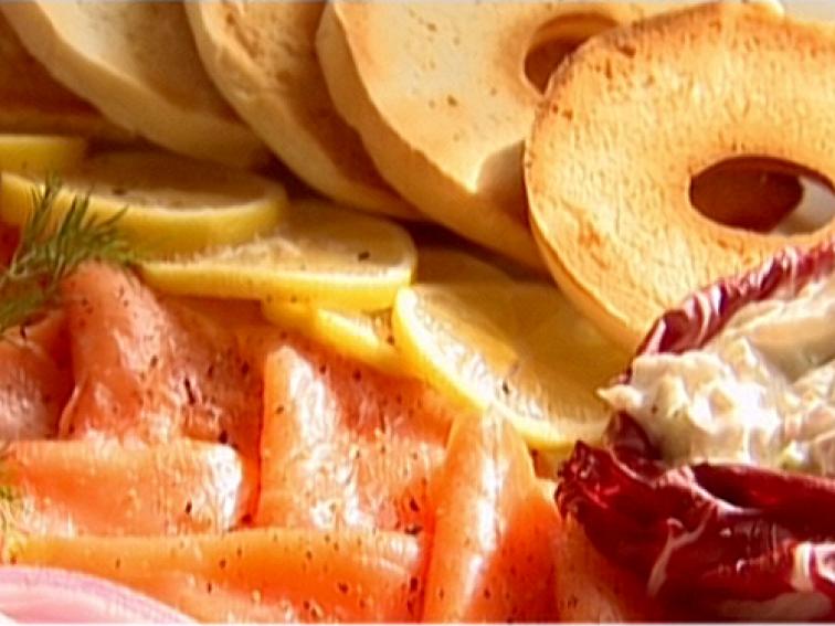 Bagels with Smoked Salmon and Whitefish Salad Recipe Ina Garten