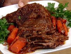 Cook Momma Neely's Pot Roast recipe from Down Home with the Neelys on Food Network for a special occasion meal your family will love.