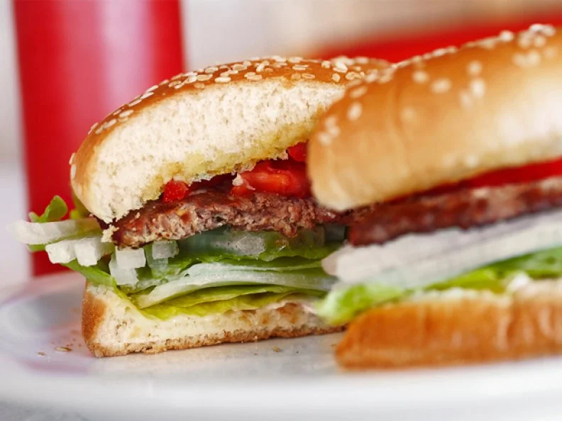 The Skyline Burger at Skyline Restaurant in Portland, Oregon.
