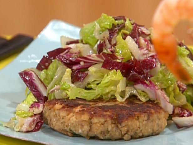 Salmon Burgers with Caesar Slaw image